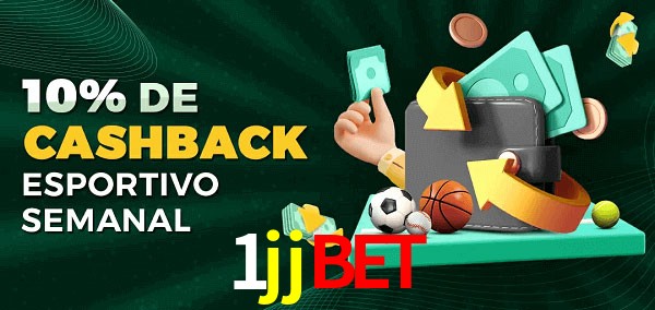 10% de bônus de cashback na 1jjbet
